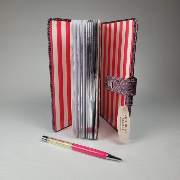 NWT Vintage Victoria's Secret Limited Edition Notebook Journal & Pen Glitter - Picture 11 of 11